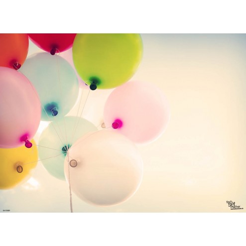 Tischset | Platzset - Luftballons - aus Papier - 44 x 32 cm