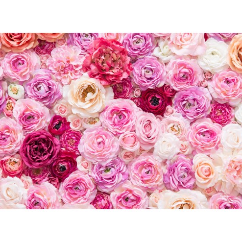 Rosa Rosenmeer - Tischset aus Papier 44 x 32 cm