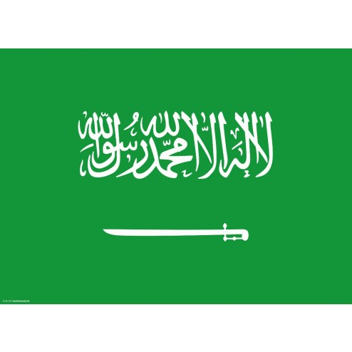 Flagge Saudi-Arabien - Tischset aus Papier 44 x 32 cm