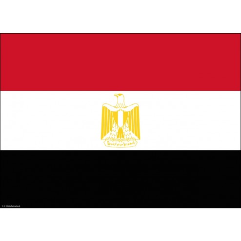 Flagge Ägypten - Tischset aus Papier 44 x 32 cm