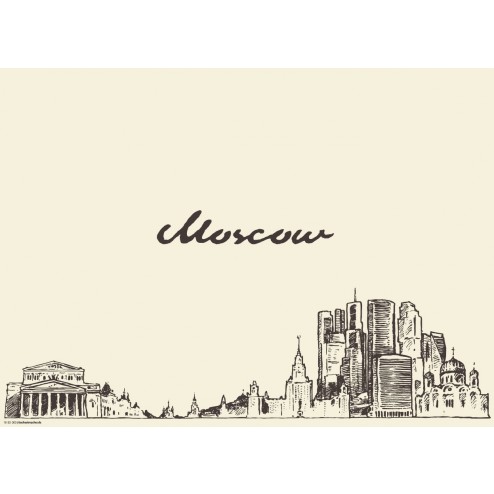 Moskau - Tischset aus Papier 44 x 32 cm