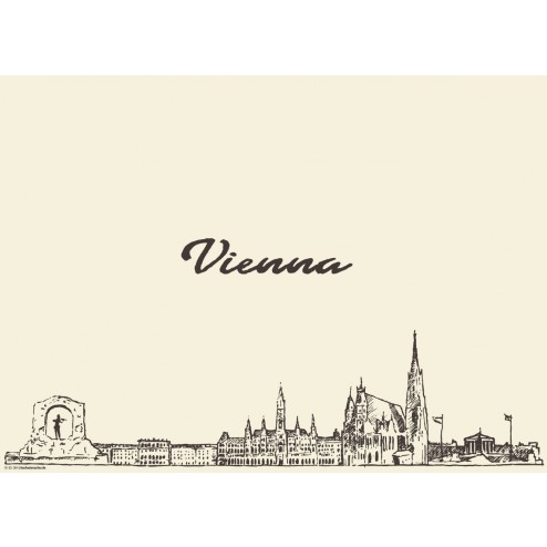 Wien - Tischset aus Papier 44 x 32 cm