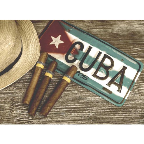 Kuba Zigarillos- Tischset aus Papier 44 x 32 cm