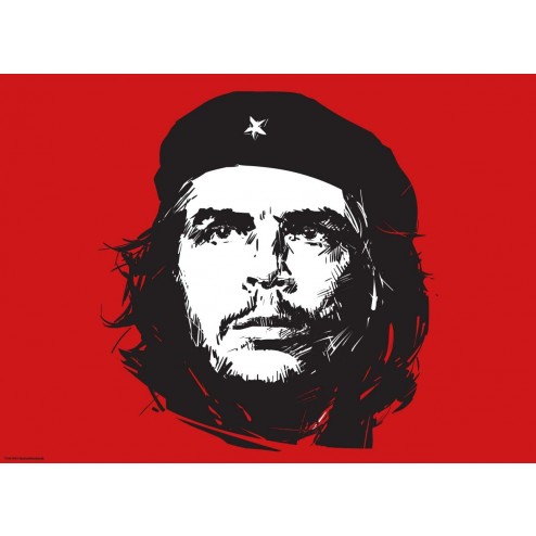 Che Guevara Rot - Tischset aus Papier 44 x 32 cm