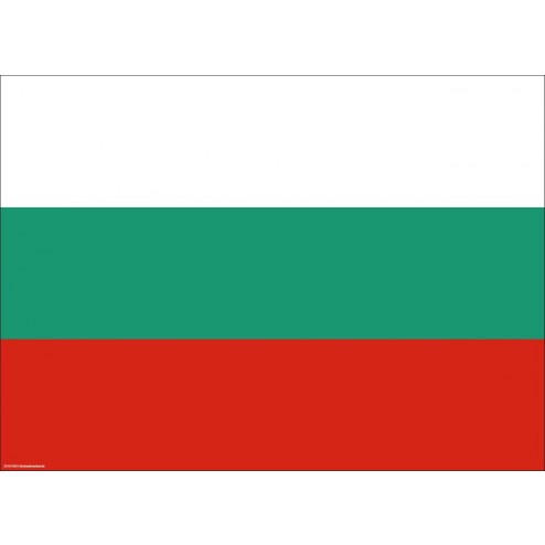 Flagge Bulgarien - Tischset aus Papier 44 x 32 cm