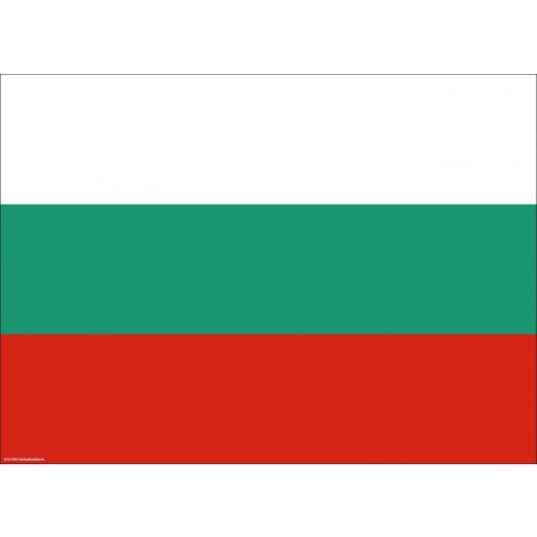 Flagge Bulgarien - Tischset aus Papier 44 x 32 cm