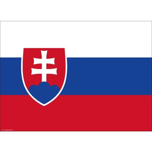 Flagge Slowakei - Tischset aus Papier 44 x 32 cm