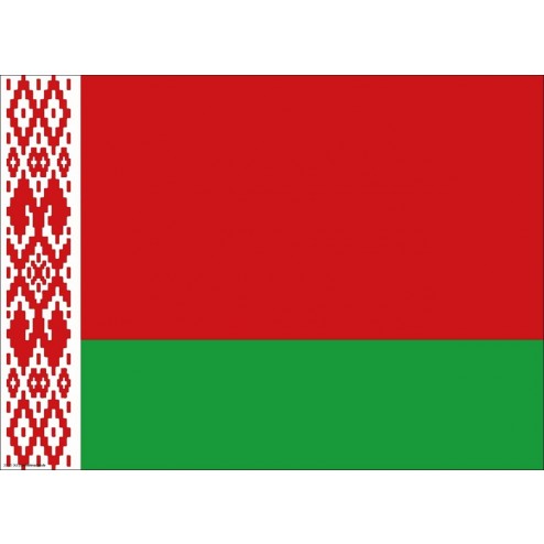 Flagge Weißrussland - Tischset aus Papier 44 x 32 cm