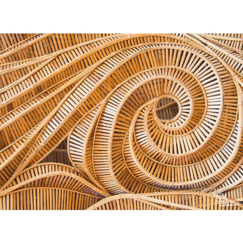 Holzschnecke - Tischset aus Papier 44 x 32 cm