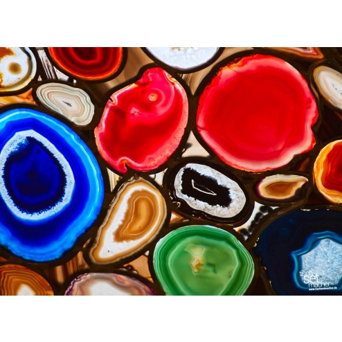 Edelsteine - Tischset aus Papier 44 x 32 cm