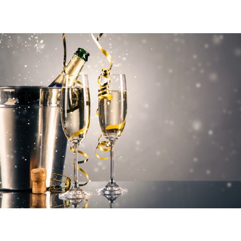 Tischsets | Platzsets - Silvester "schlicht" aus Papier - 44 x 32 cm