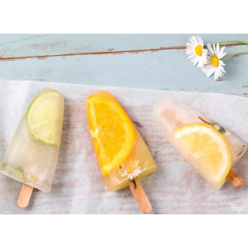 Tischset | Platzset - fruchtiges Wassereis - aus Papier - 44 x 32 cm