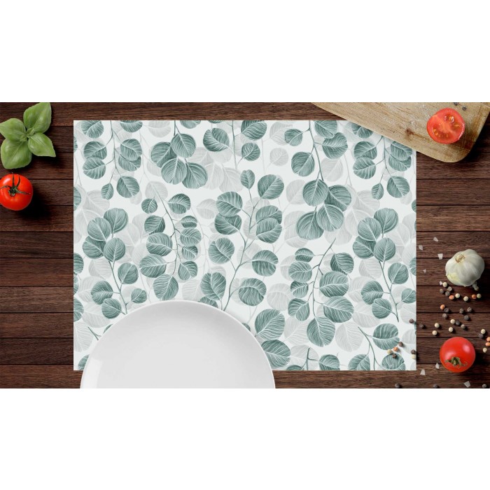 Einweg-Tischsets Aus Papier - 100 Stück Mit Gewelltem Rand In Blau - Praktisch Für Parties & Feiern