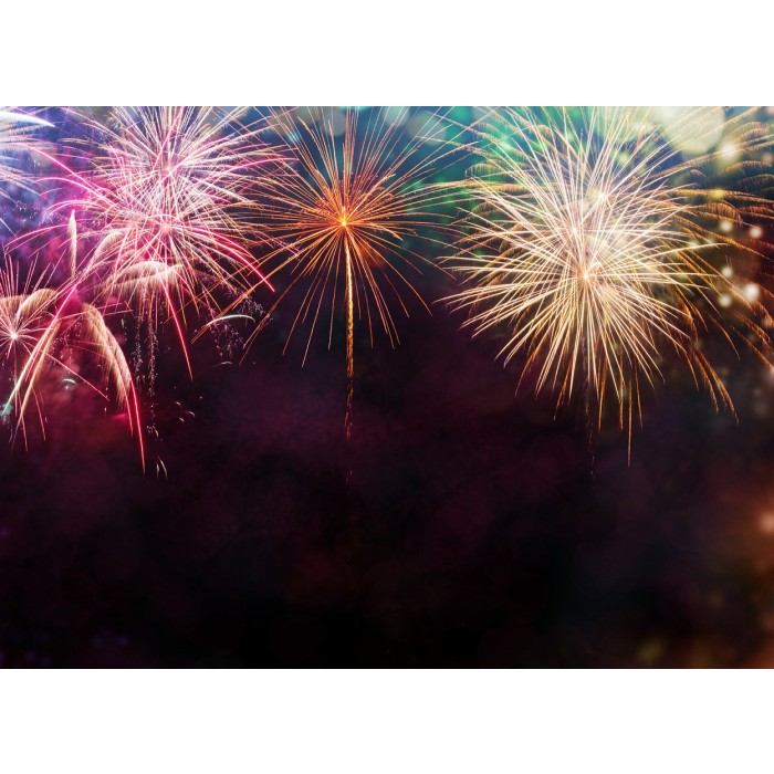 Kann man feuerwerk das ganze jahr kaufen? Tischsets | Platzsets - Silvester "buntes Feuerwerk " aus Papier - 44 x