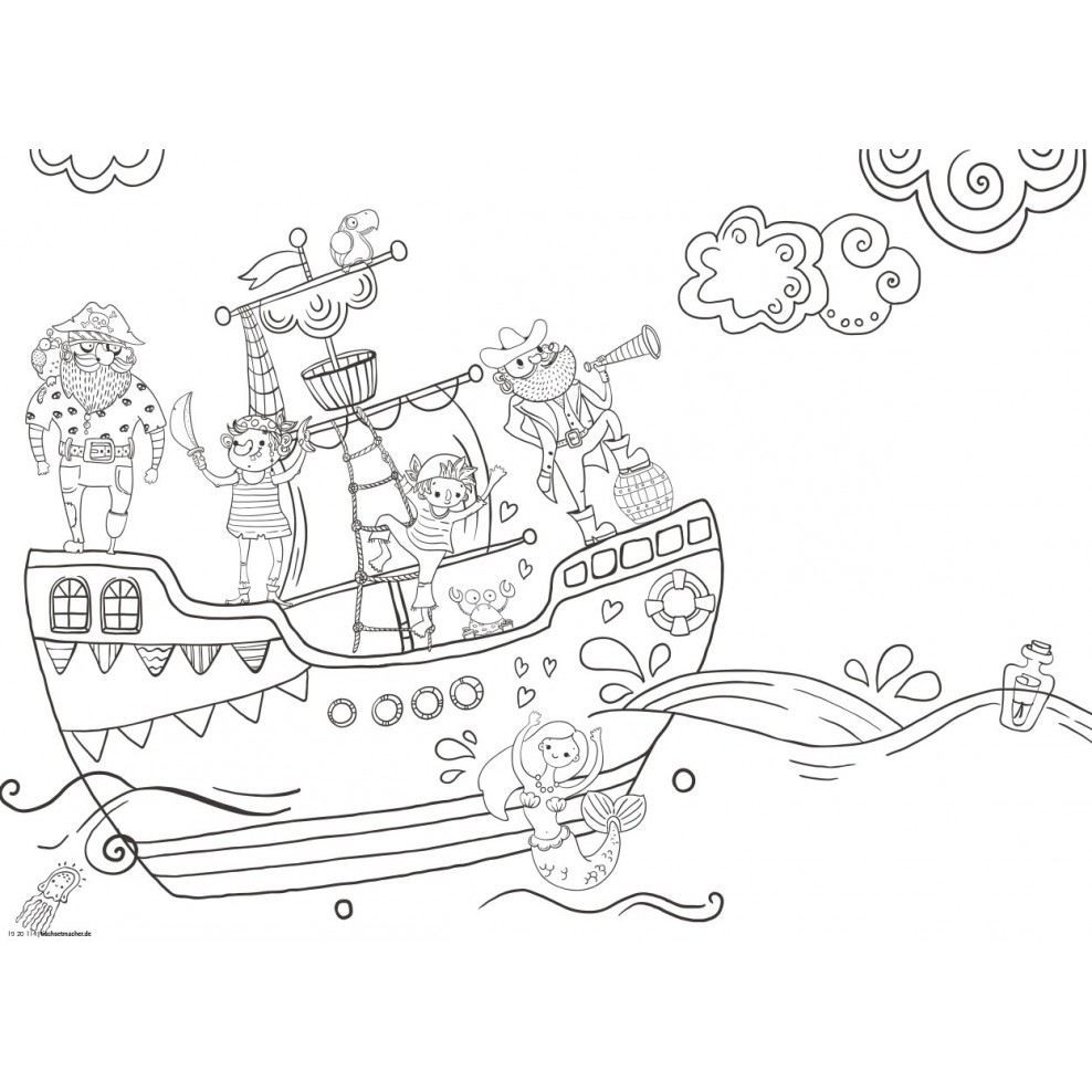 Tischset Platzset Piratenschiff Aus Papier Tischsetmacher De Tischsetmacher De Gratis clip art illustrationen zum downloaden und ausdrucken. tischset platzset piratenschiff
