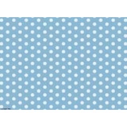 Tischsets | Platzsets - Muster "blau gepunktet" aus Papier - 44 x 32 cm