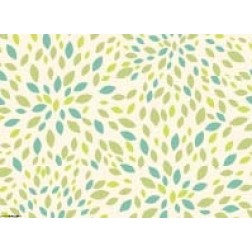 Tischset | Platzset - Grünes Blätter Muster - aus Papier - 44 x 32 cm