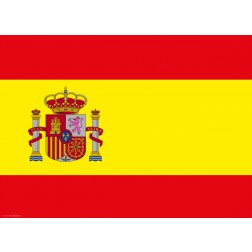 Flagge Spanien - Tischset aus Papier 44 x 32 cm