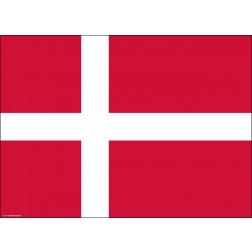 Flagge Dänemark - Tischset aus Papier 44 x 32 cm