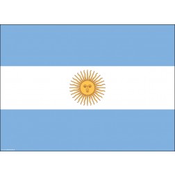Flagge Argentinien - Tischset aus Papier 44 x 32 cm