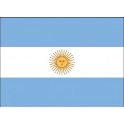Flagge Argentinien - Tischset aus Papier 44 x 32 cm