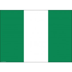 Flagge Nigeria - Tischset aus Papier 44 x 32 cm