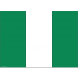 Flagge Nigeria - Tischset aus Papier 44 x 32 cm