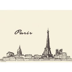 Paris - Tischset aus Papier 44 x 32 cm