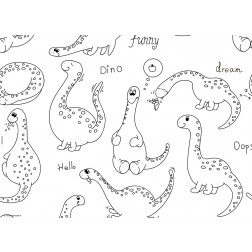 Dinosaurier - Tischset aus Papier 44 x 32 cm