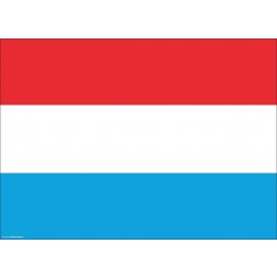 Flagge Luxemburg - Tischset aus Papier 44 x 32 cm