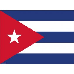Flagge Kuba - Tischset aus Papier 44 x 32 cm