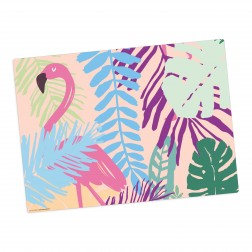 Flamingo – Tischset aus Premium Vinyl (abwaschbar) – 1 Stück – 44 x 32 cm