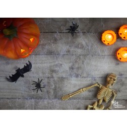 Tischsets | Platzsets - Halloween "Skelette" aus Papier - 44 x 32 cm