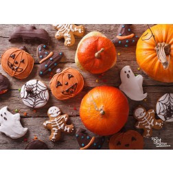 Tischsets | Platzsets - Halloween "Halloweenleckereien" aus Papier - 44 x 32 cm