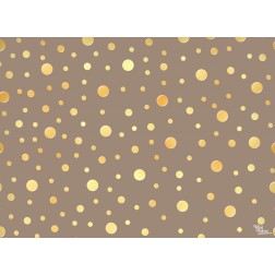 Tischsets | Platzsets - Muster "braun" aus Papier - 44 x 32 cm