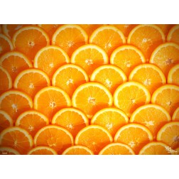 Tischsets | Platzsets - Fruchtig "Orangen" aus Papier - 44 x 32 cm