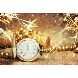 Tischsets | Platzsets - Silvester "kurz vor 12" aus Papier - 44 x 32 cm