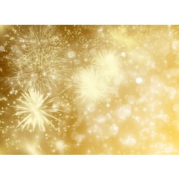 Tischsets | Platzsets - Silvester "Feuerwerk gold" aus Papier - 44 x 32 cm