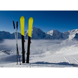 Tischsets | Platzsets - Snow "Ski im Schnee" aus Papier - 44 x 32 cm