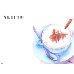 Tischsets | Platzsets - Winter Time - aus Papier - 44 x 32 cm