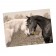 Liebende Pferde – Tischset aus Premium Vinyl (abwaschbar) – 1 Stück – 44 x 32 cm