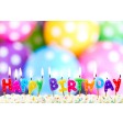 Tischset | Platzset - Happy Birthday - aus Papier - 44 x 32 cm
