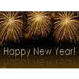 Tischsets | Platzsets - Silvester "Happy New Year" aus Papier - 44 x 32 cm