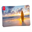 Tischset | Platzset - Surfbrett am Strand - aus Papier - 44 x 32 cm