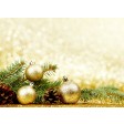 Tischsets | Platzsets - Goldene Kugeln 3 - aus Papier - 44 x 32 cm