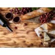 Tischset | Platzset - Käse, Baguette und Wein - aus Papier - 44 x 32 cm