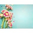 Zweifarbige Blüten - Tischset aus Papier 44 x 32 cm