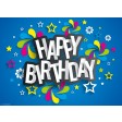 Happy Birthday  - Tischset aus Papier 44 x 32 cm
