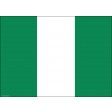 Flagge Nigeria - Tischset aus Papier 44 x 32 cm