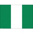 Flagge Nigeria - Tischset aus Papier 44 x 32 cm